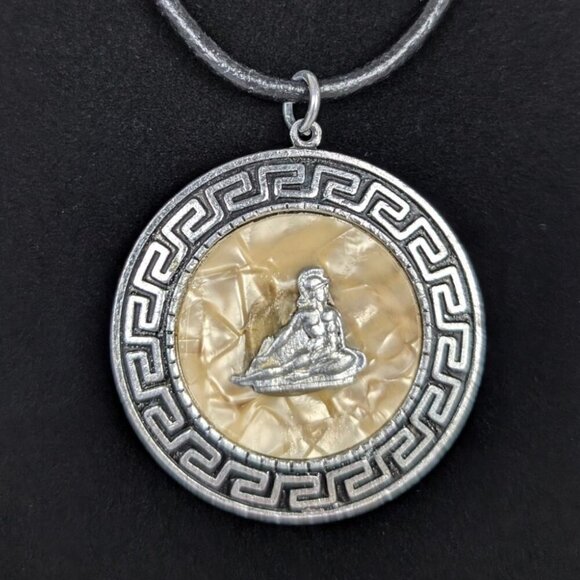 (2/$20) Ship of Theseus Greek Pendant Necklace - Picture 4 of 6